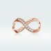 Talisman argint Rose Gold Infinite Family Forever